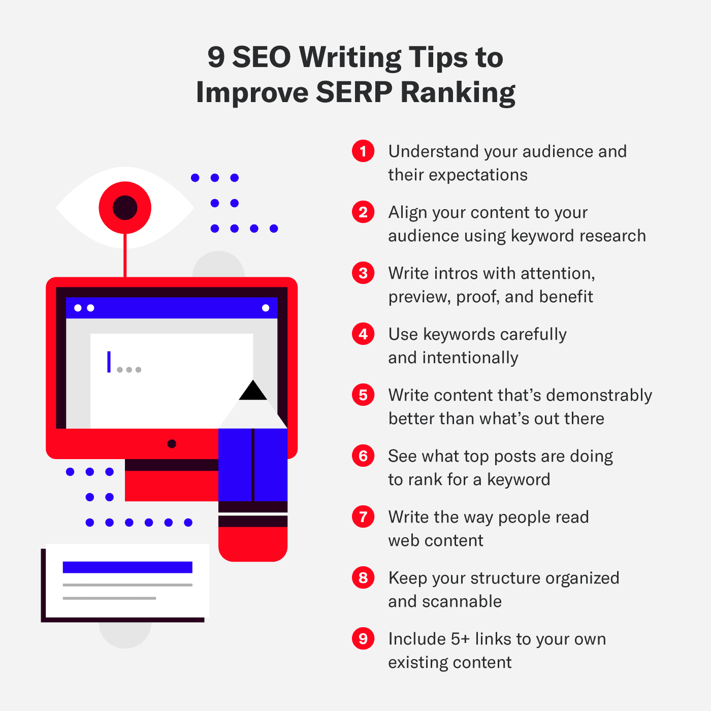 SEO content writing tips